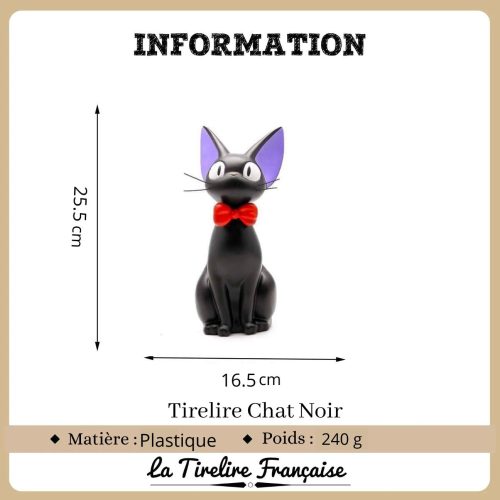 chat noir tirelire