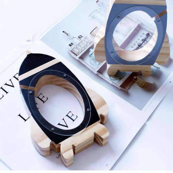 tirelire en bois personnalisable