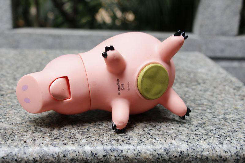 Décoration tirelire cochon rose