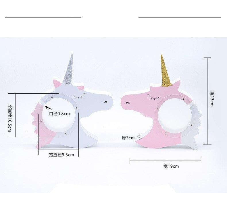 Licorne épargne rose