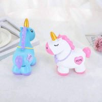 Tirelire en plastique Licorne