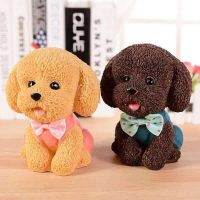 chiot tirelire colorée