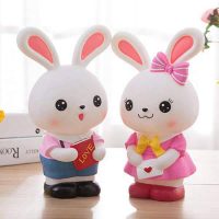 belle tirelire lapin