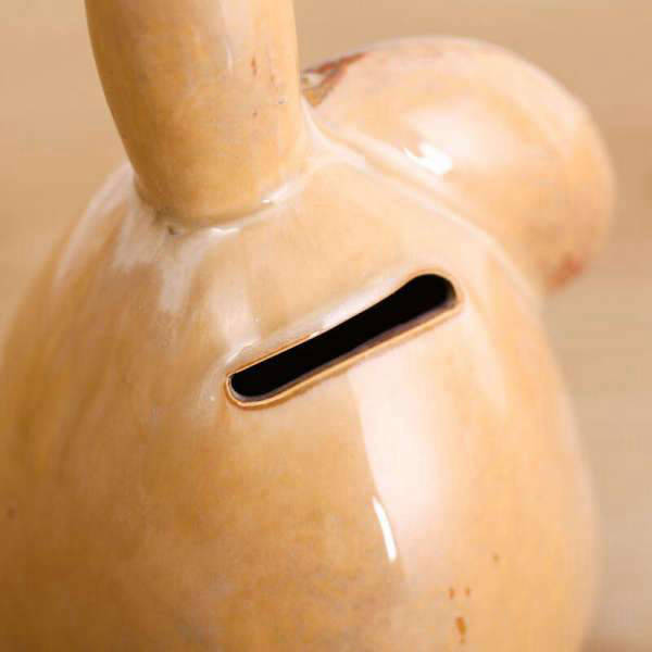 lapin en céramique tirelire