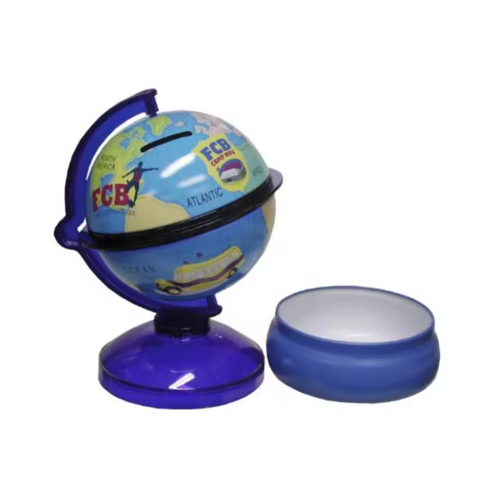 Tirelire enfant globe terrestre