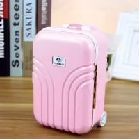 tirelire voyage rose