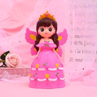 tirelire fée rose