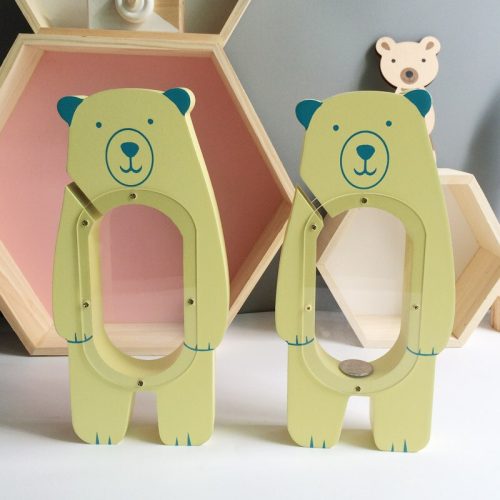 tirelire en bois