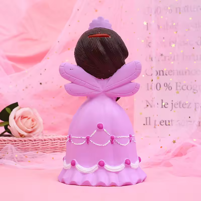 tirelire fée violette