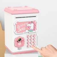 tirelire avec empreintes digitales