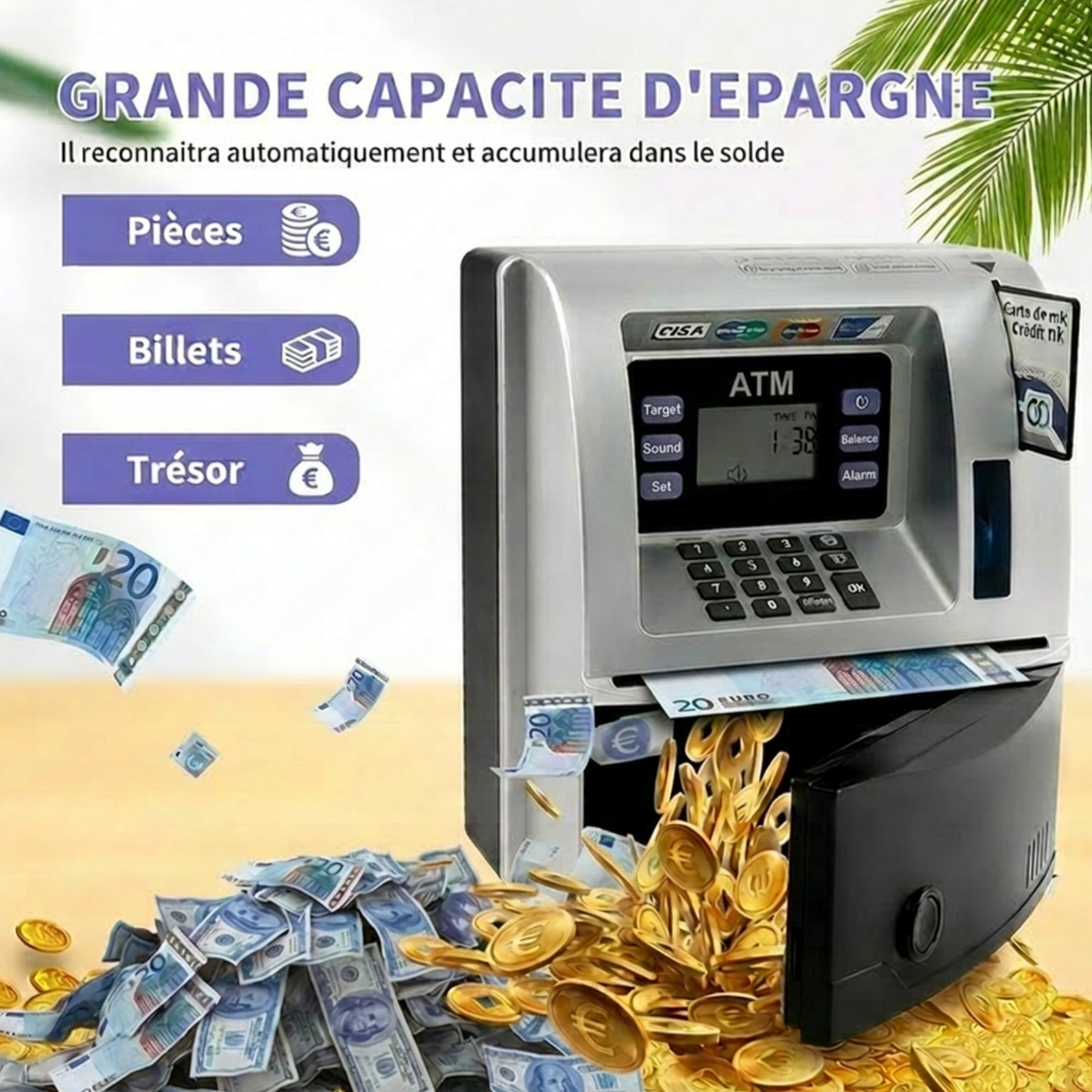 tirelire distributeur automatique