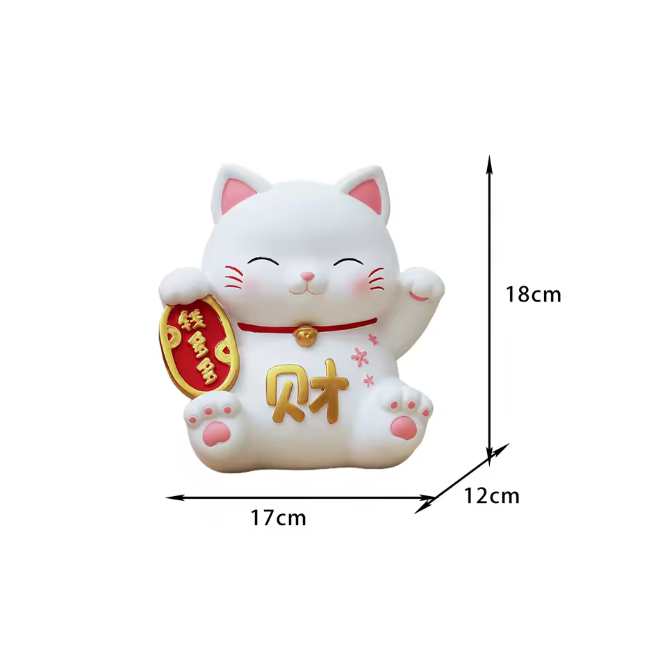 Tirelire chat chinois chanceux