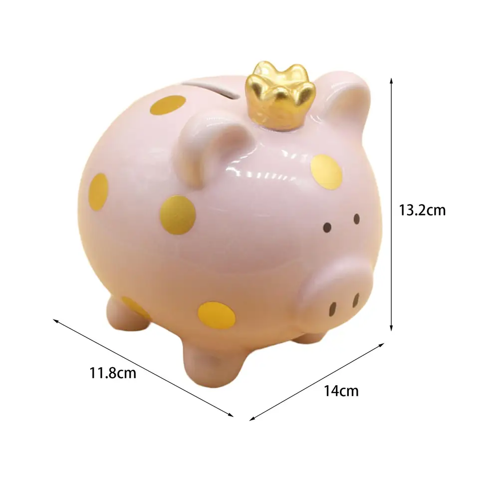 Tirelire Cochon en Porcelaine – Image 3