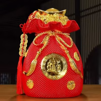 tirelire chinoise rouge