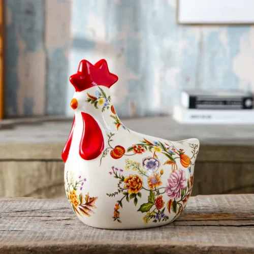 tirelire coq ceramique