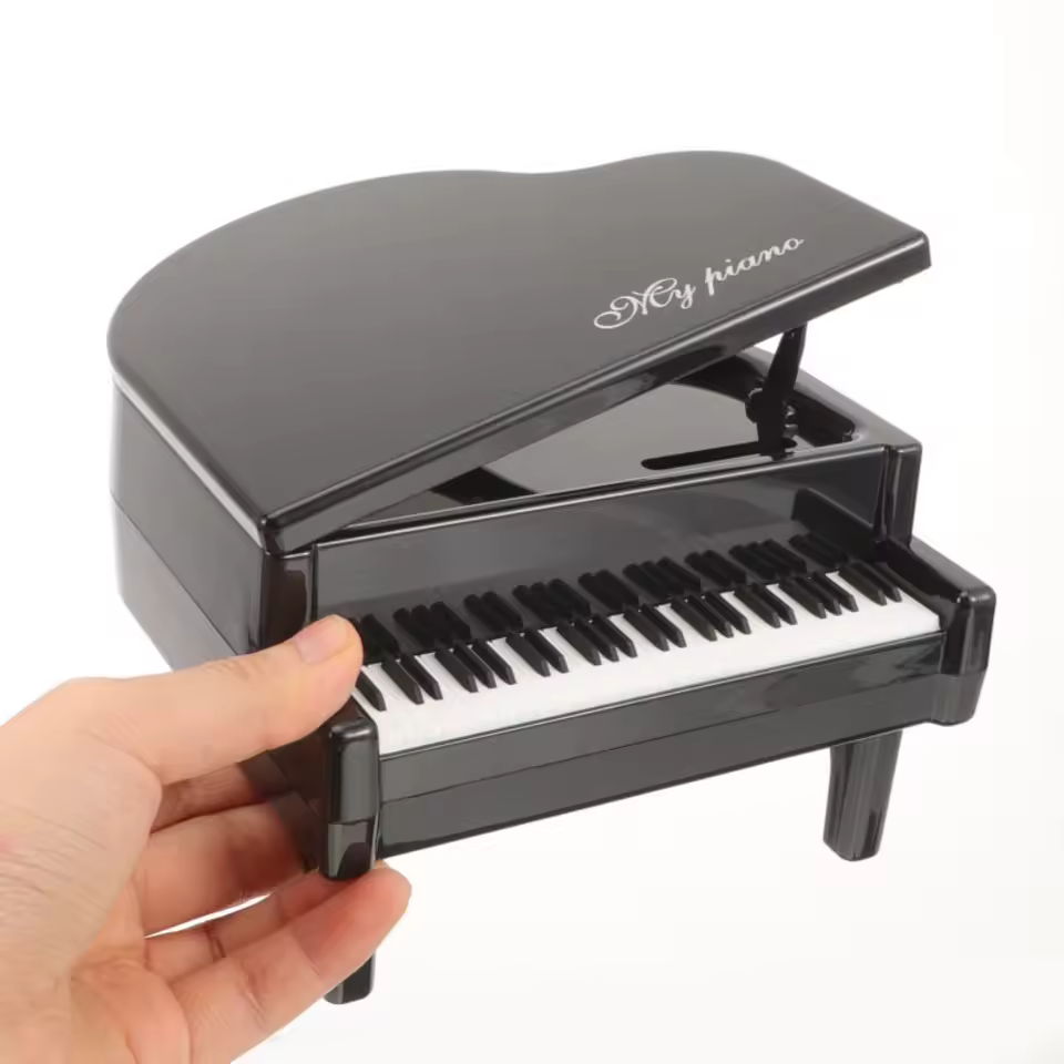 tirelire piano noir