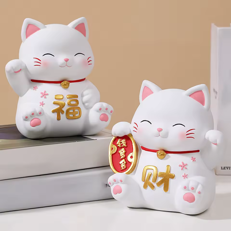 Tirelire chinoise chat chinois