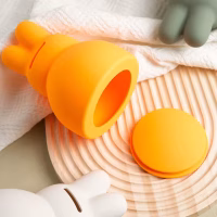 tirelire lapin orange