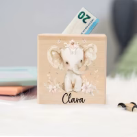 tirelire personalisable elephant