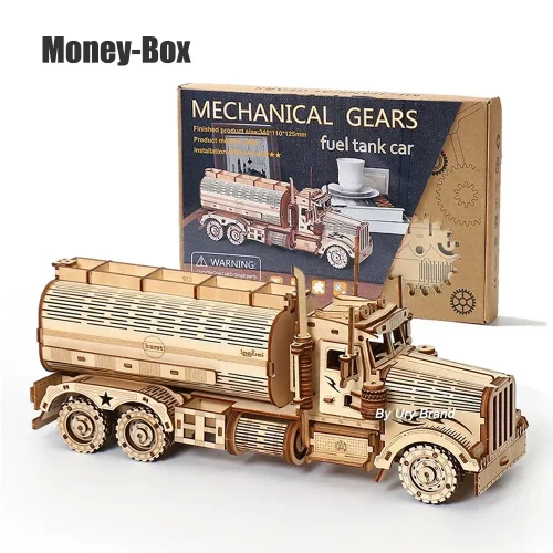 Tirelire puzzle 3D camion