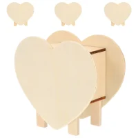 Tirelire DIY coeur en bois