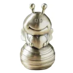 Tirelire Abeille en Métal avec un coeur doré