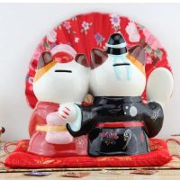 Décoration japonaise Tirelire Maneki-Neko