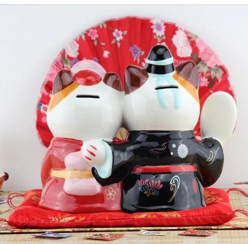 Décoration japonaise Tirelire Maneki-Neko