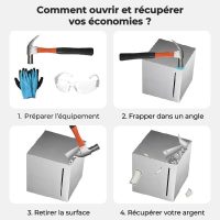 tirelire élégante billet