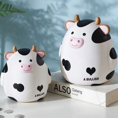 élégante tirelire vache