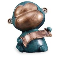 Tirelire Singe Porte-Bonheur