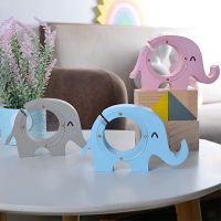 Petite Tirelire Éléphant en bois