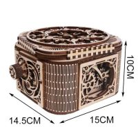 création tirelire bois