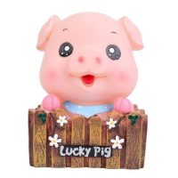 Cochon tirelire rose