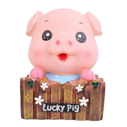 Cochon tirelire rose