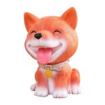 Tirelire Chien Japonais orange