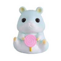 tirelire petit hamster bleu