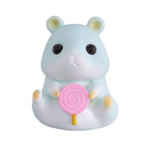 tirelire petit hamster bleu