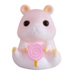 tirelire petit hamster rose
