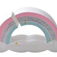 tirelire arc-en-ciel multicolore