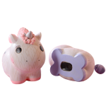 tirelire bébé fille rose