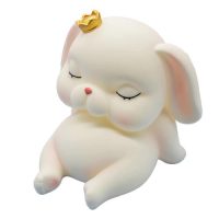 Tirelire Bébé Lapin Blanc