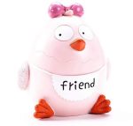 Tirelire Oeuf de Poule rose