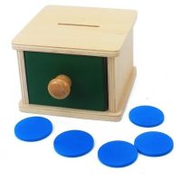 tirelire en bois montessori