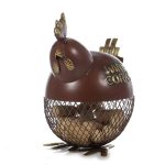 Tirelire bouchon de vin élégante