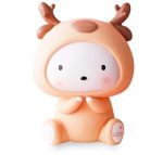 tirelire bébé caribou rose