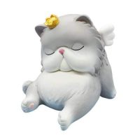 tirelire chat résine