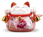 Tirelire Chat Japonaise rose