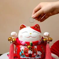 tirelire chat porte bohneur