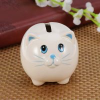 tirelire enfant design chat